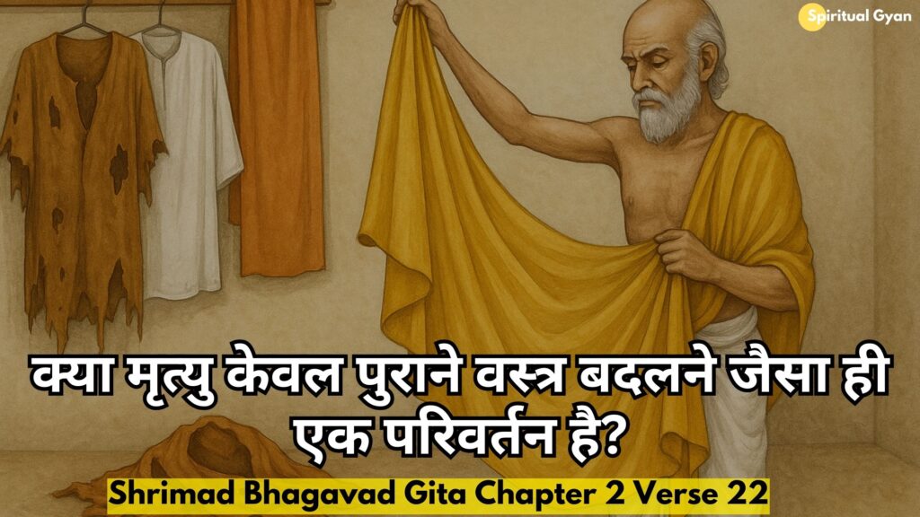 क्या मृत्यु केवल पुराने वस्त्र बदलने जैसा ही एक परिवर्तन है?