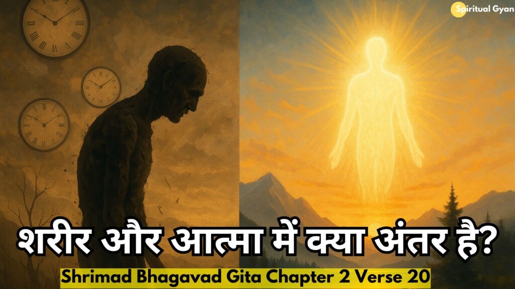 शरीर और आत्मा में क्या अंतर है?