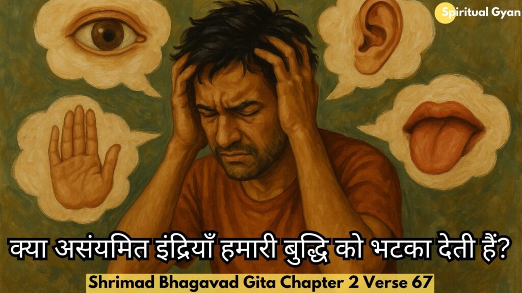 क्या असंयमित इंद्रियाँ हमारी बुद्धि को भटका देती हैं?