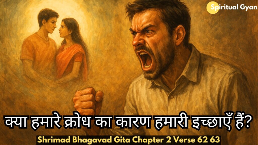 क्या हमारे क्रोध का कारण हमारी इच्छाएँ हैं?