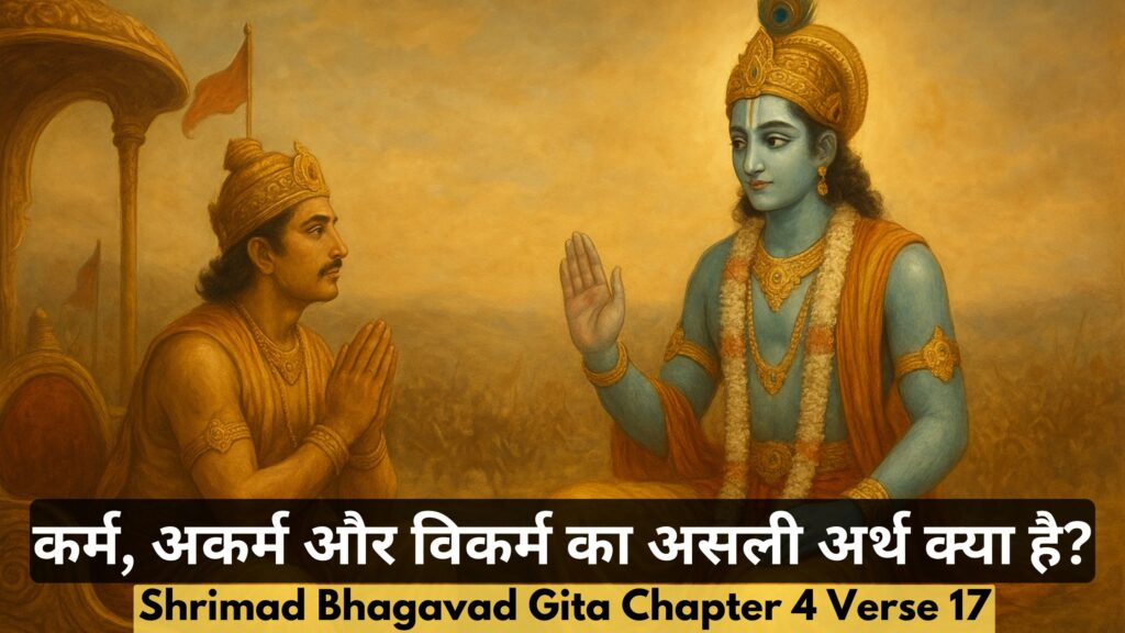 कर्म अकर्म और विकर्म का असली अर्थ क्या है?