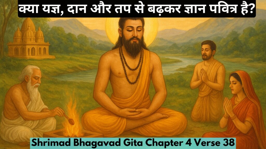क्या यज्ञ दान और तप से बढ़कर ज्ञान पवित्र है?