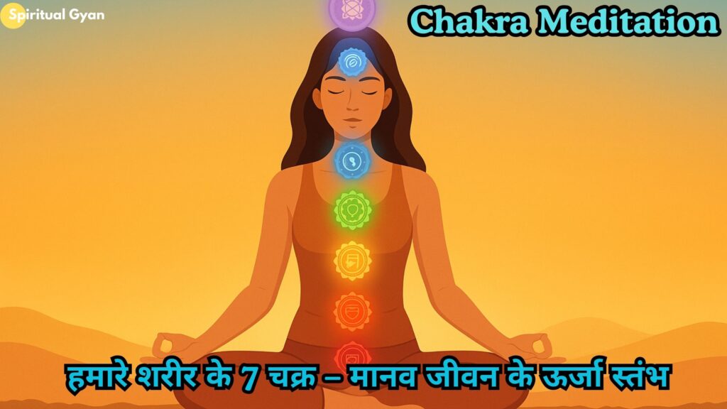 Chakra Meditation: हमारे शरीर के 7 चक्र – मानव जीवन के ऊर्जा स्तंभ