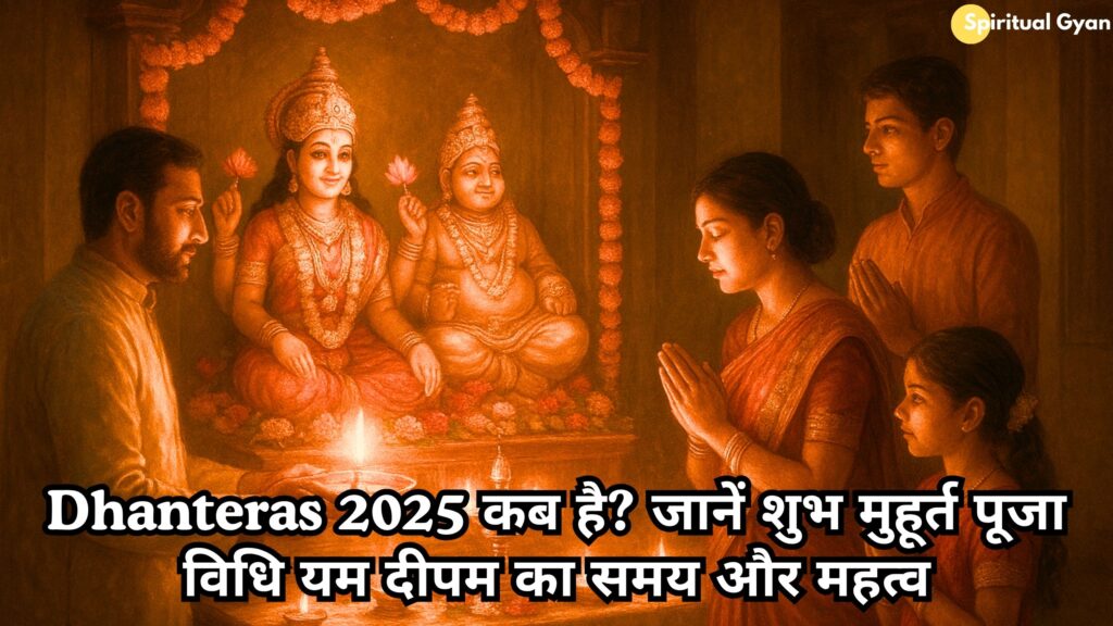 Dhanteras 2025 कब है?  जानें शुभ मुहूर्त पूजा विधि यम दीपम का समय और महत्व