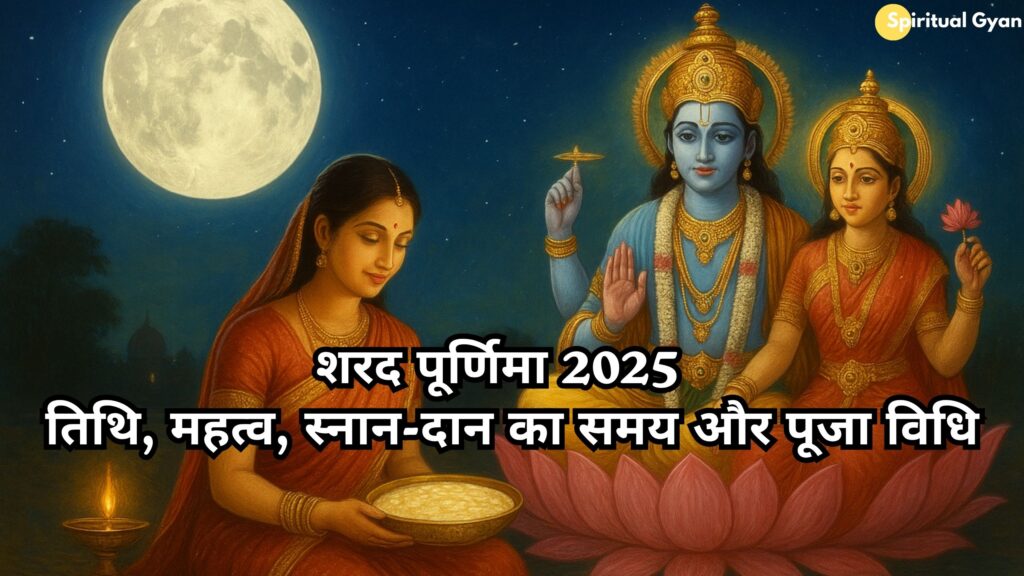 Sharad Purnima 2025 : तिथि महत्व स्नान-दान का समय और पूजा विधि