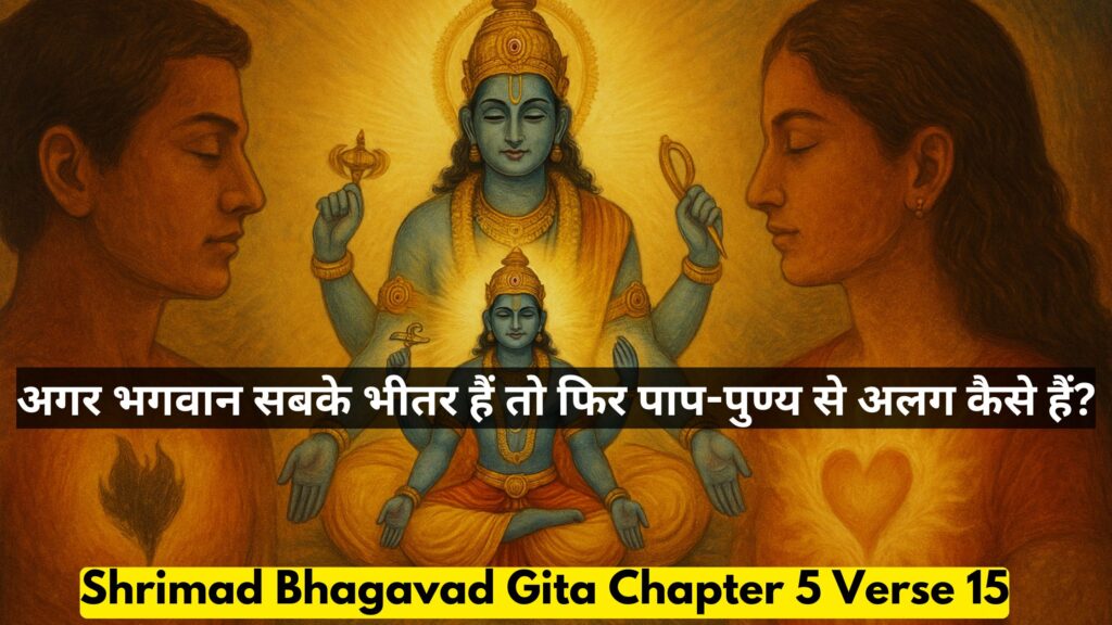 अगर भगवान सबके भीतर हैं तो फिर पाप-पुण्य से अलग कैसे हैं?