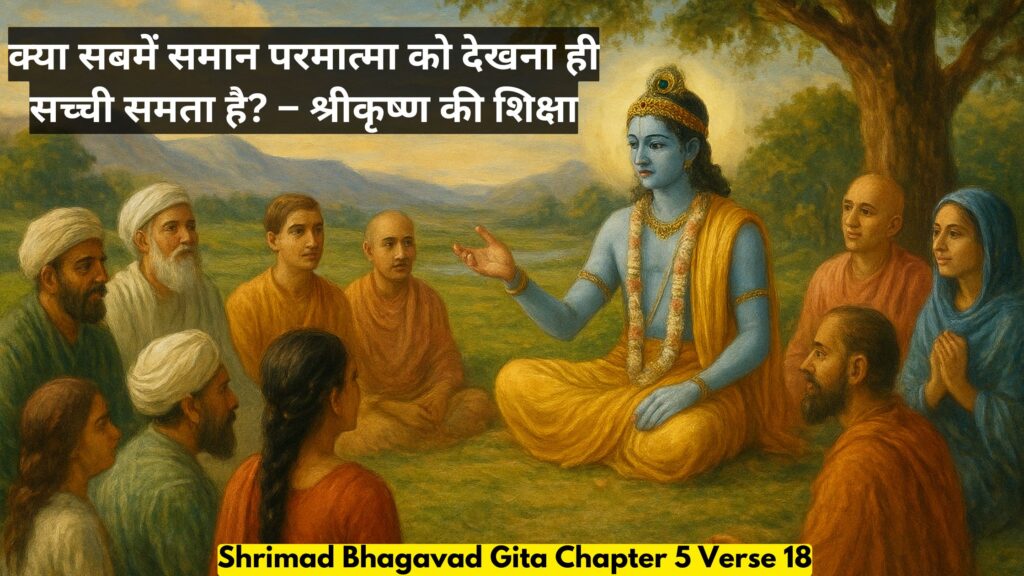 क्या सबमें समान परमात्मा को देखना ही सच्ची समता है? – श्रीकृष्ण की शिक्षा