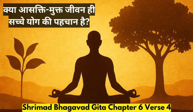 Bhagavad Gita Chapter 6 Verse 4