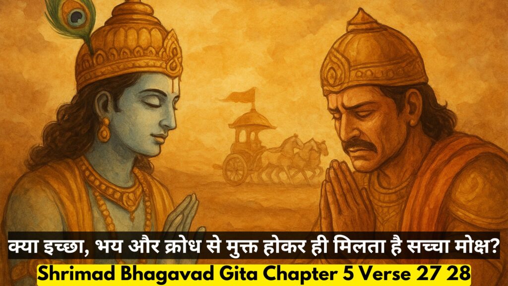Bhagavad Gita - क्या इच्छा भय और क्रोध से मुक्त होकर ही मिलता है सच्चा मोक्ष?