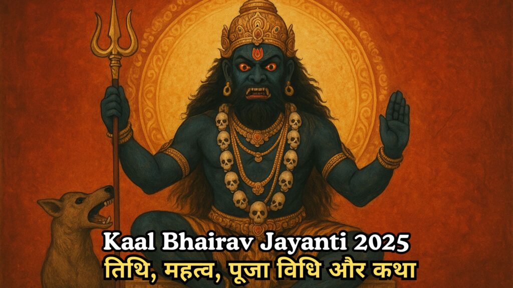 Kaal Bhairav Jayanti 2025: तिथि महत्व पूजा विधि और कथा