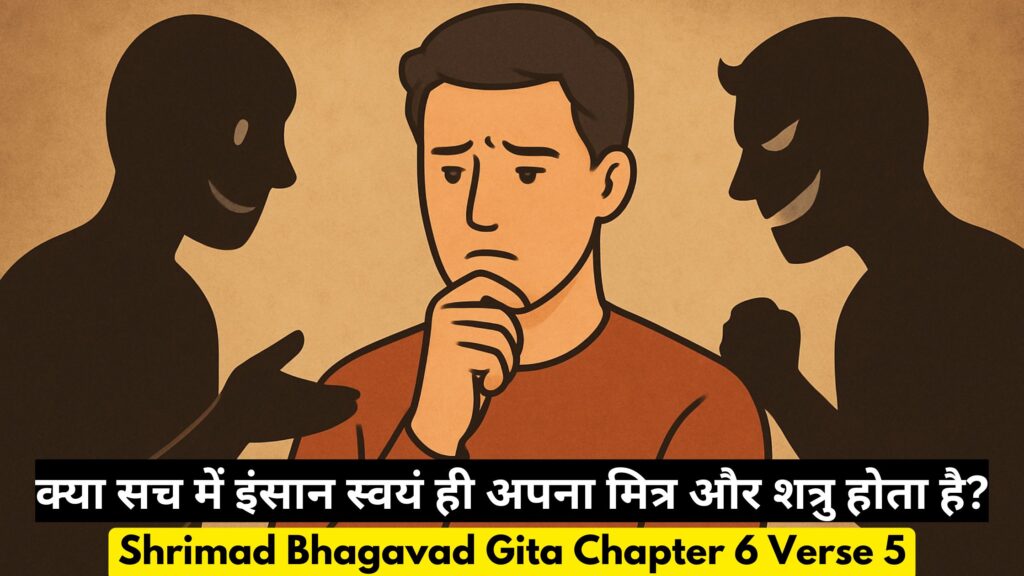 क्या सच में इंसान स्वयं ही अपना मित्र और शत्रु होता है?