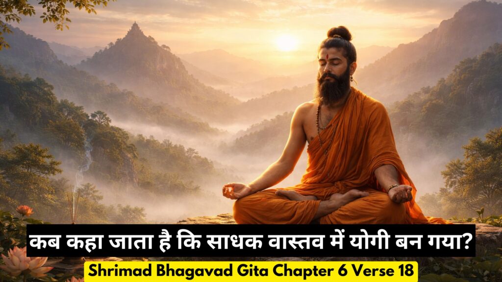 कब कहा जाता है कि साधक वास्तव में योगी बन गया?