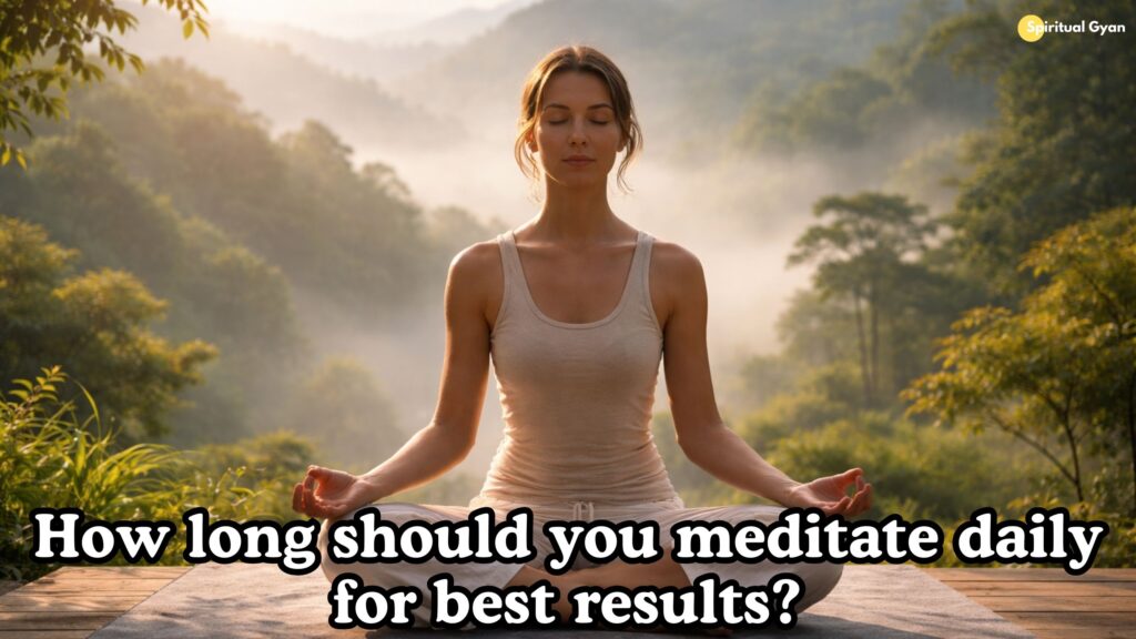 How long should you meditate daily for best results?