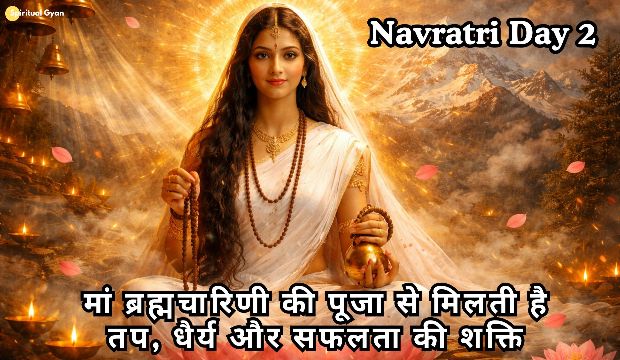 Chaitra Navratri Day 2 मां ब्रह्मचारिणी