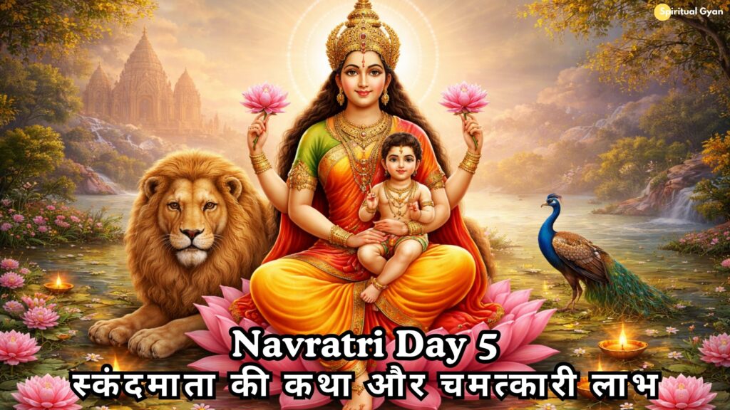 Chaitra Navratri Day 5 : स्कंदमाता की कथा और चमत्कारी लाभ