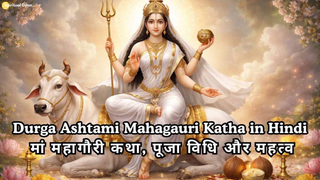 Durga Ashtami Mahagauri Katha in Hindi