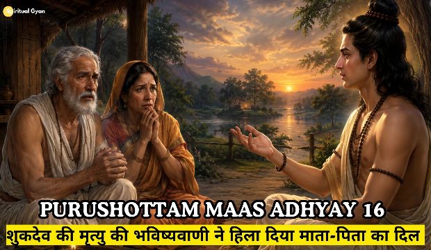 Purushottam Maas Adhyay 16 katha in hindi