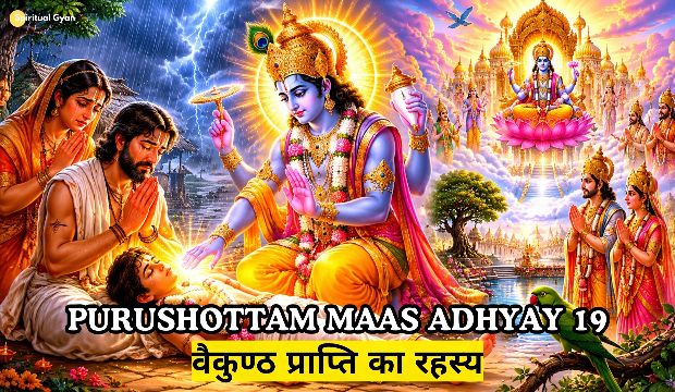 Purushottam Maas Adhyay 19 katha in hindi