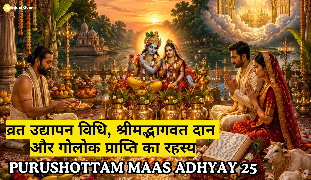 Purushottam Maas Adhyay 25 katha in hindi