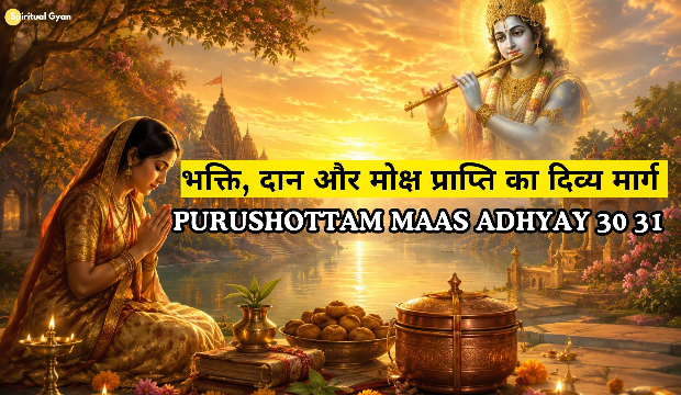 Purushottam Maas Adhyay 30 31 katha in hindi
