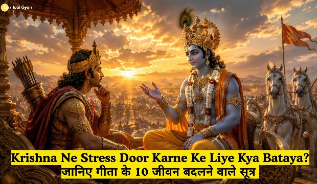 Krishna Ne Stress Door Karne Ke Liye Kya Bataya Janiye Bhagavad Gita ke 10 rules