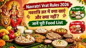 Navratri Vrat Rules 2026